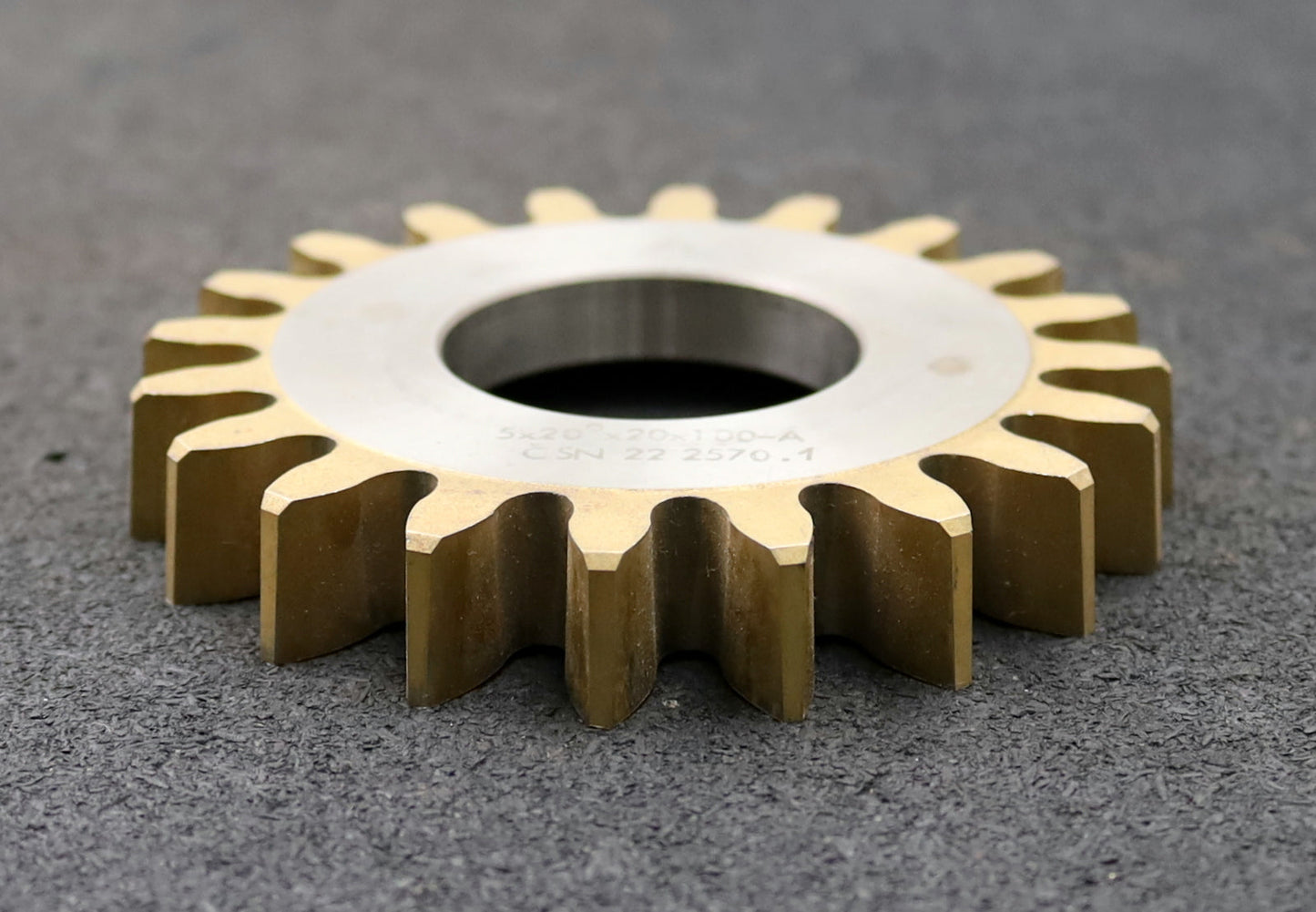 Bild des Artikels TOS-Scheibenschneidrad-m=5mm-EGW-20°-Z=20-Ø112x17xØ1-3/4"-Qualität-A-gebraucht