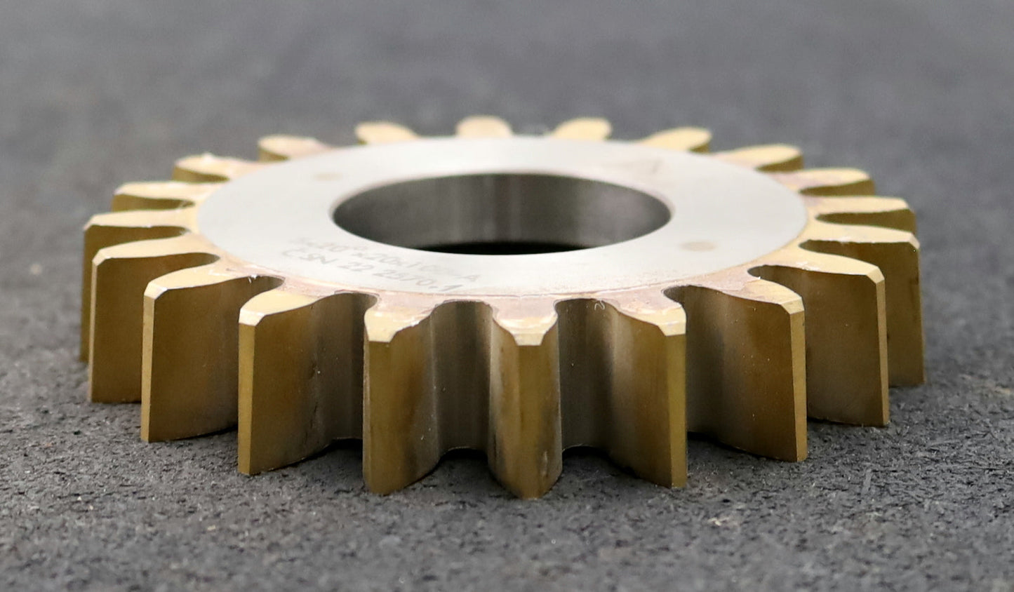 Bild des Artikels TOS-Scheibenschneidrad-m=5mm-EGW-20°-Z=20-Ø112x20xØ1-3/4"-Qualität-A-gebraucht
