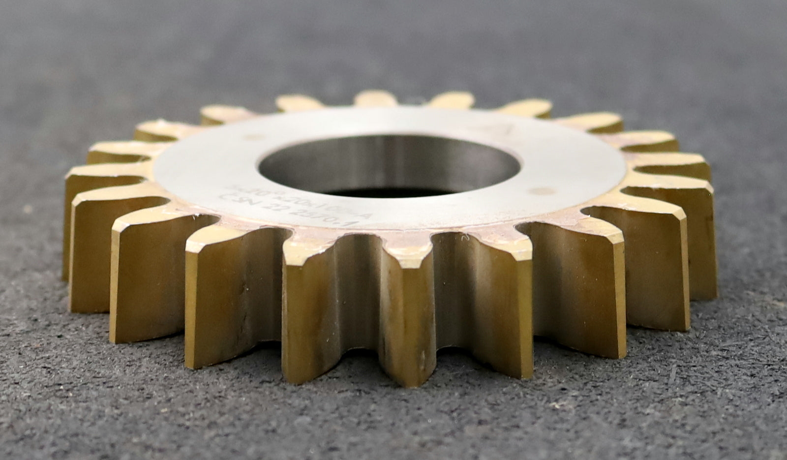 Bild des Artikels TOS-Scheibenschneidrad-m=5mm-EGW-20°-Z=20-Ø112x20xØ1-3/4"-Qualität-A-gebraucht