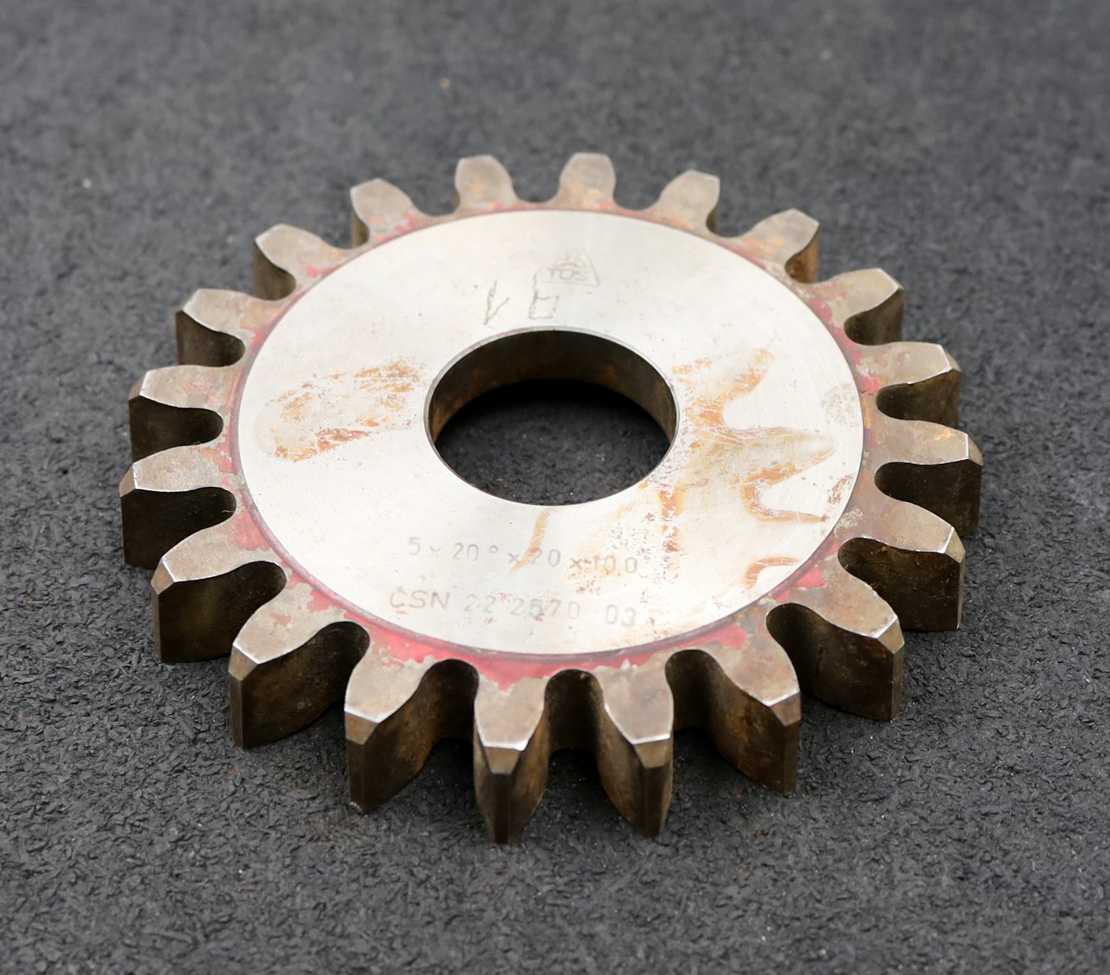 Bild des Artikels TOS-Scheibenschneidrad-gear-shaper-m=5mm-20°-EGW-Z=20-Ø113x15xØ1-3/4"-gebraucht