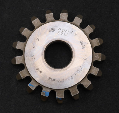Bild des Artikels PWS-Scheibenschneidrad-gear-shaper-m=-6mm-EGW-20°-Z=-17-hkw-6,3m-gebraucht