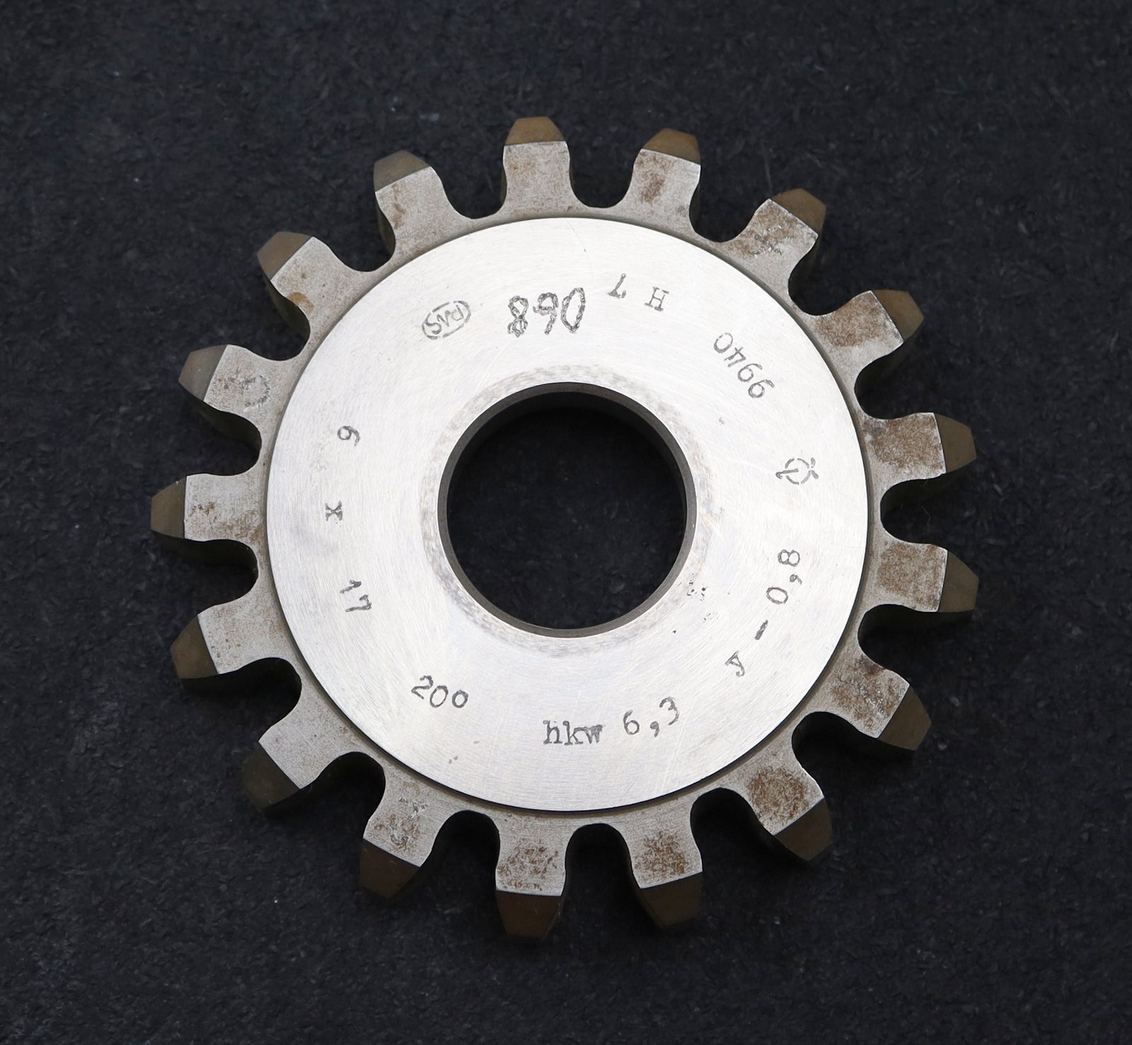 Bild des Artikels PWS-Scheibenschneidrad-gear-shaper-m=-6mm-EGW-20°-Z=-17-hkw-6,3m-