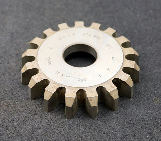 Bild des Artikels PWS-Scheibenschneidrad-gear-shaper-m=6mm-20°-EGW-Z=17-hkw-6,3m-Ø114x21xØ1-1/4"