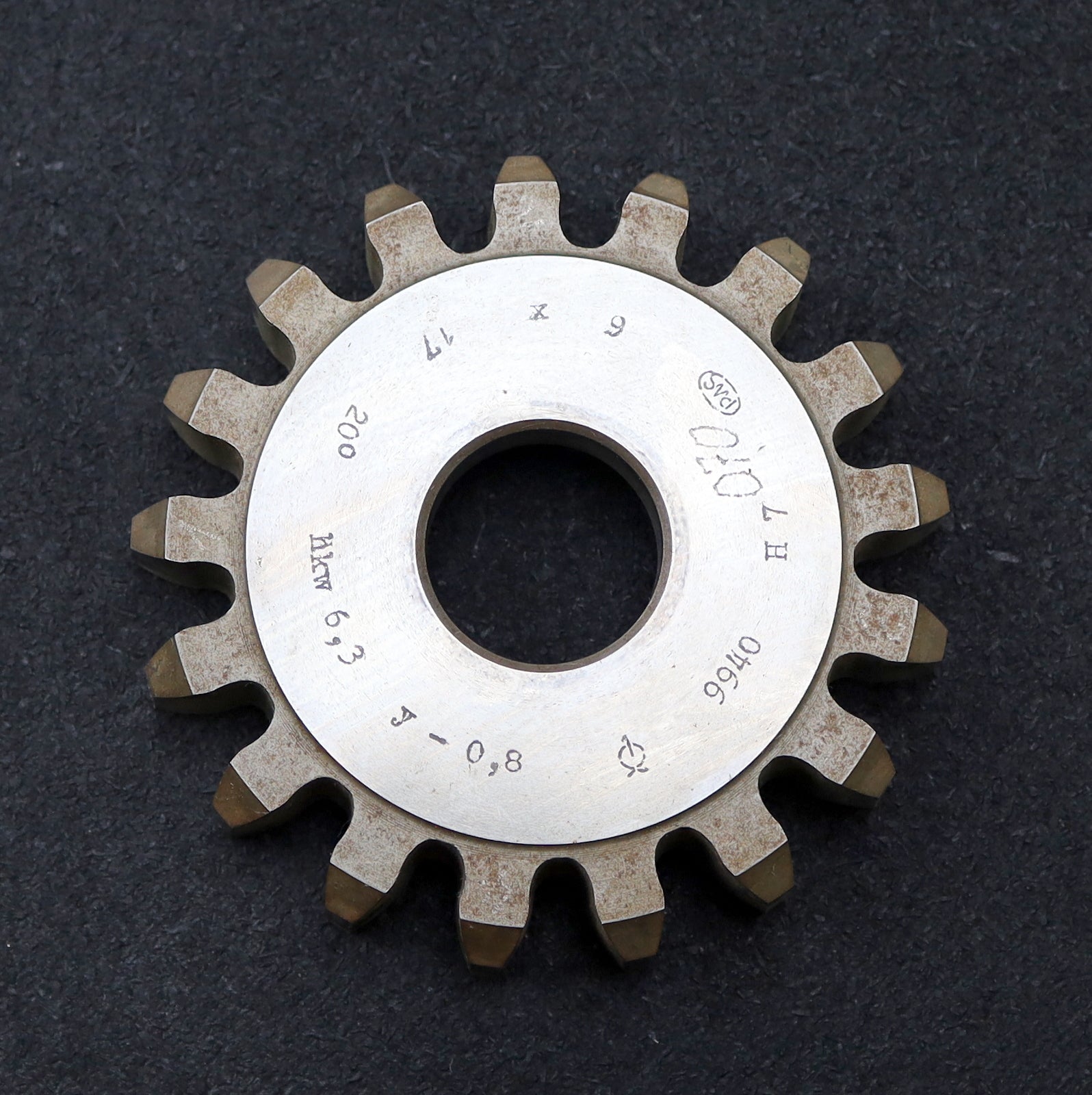 Bild des Artikels PWS-Scheibenschneidrad-gear-shaper-m=6mm-20°-EGW-Z=17-hkw-6,3m-Ø114x21xØ1-1/4"