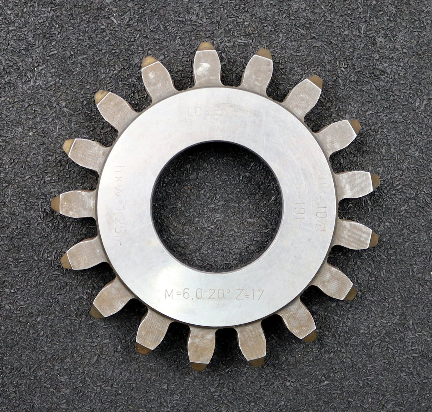 Bild des Artikels LORENZ-Scheibenschneidrad-gear-shaper-m=6mm-EGW-20°-Z=17-Ø117x18xØ1-3/4"
