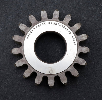Bild des Artikels Scheibenschneidrad-gear-shaper-m=-6mm-EGW-20°-Z=-17-Ø118x26xØ1-3/4"