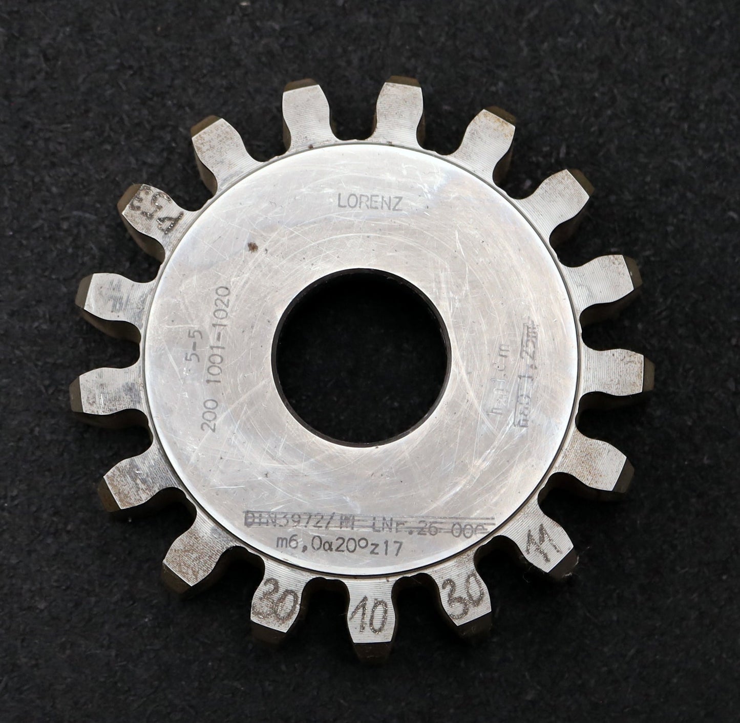 Bild des Artikels LORENZ-Scheibenschneidrad-gear-shaper-m=-6mm-EGW-20°-Z=-17-ha0-1,0m