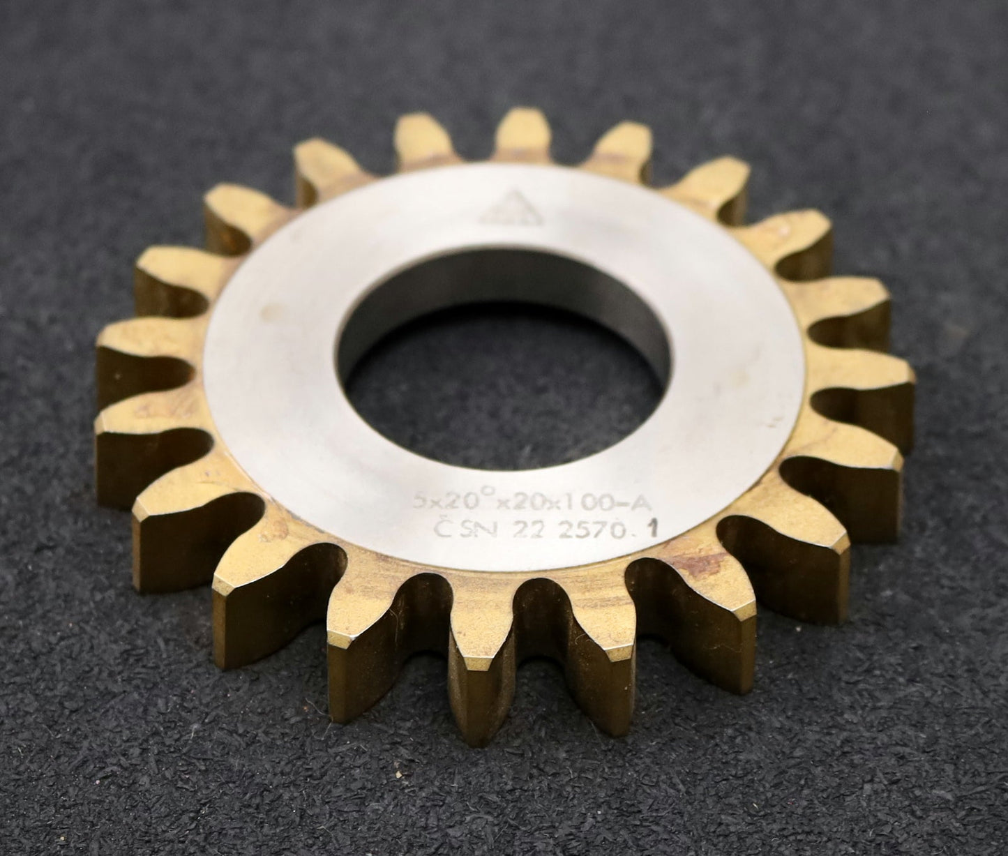 Bild des Artikels TOS-Scheibenschneidrad-gear-shaper-m=-5mm-EGW-20°-Z=-20-Ø112x15xØ1-3/4"