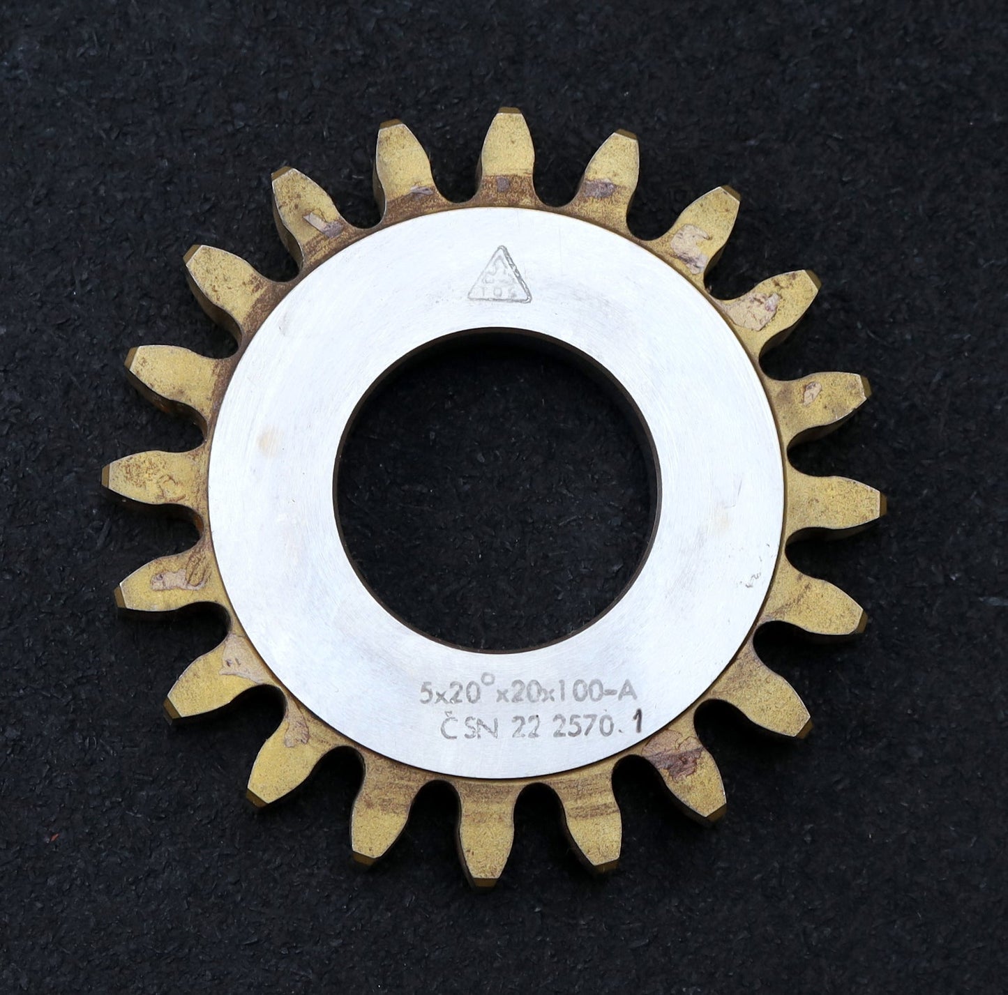 Bild des Artikels TOS-Scheibenschneidrad-gear-shaper-m=-5mm-EGW-20°-Z=-20-Ø112x15xØ1-3/4"