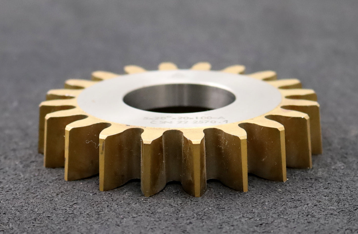 Bild des Artikels TOS-Scheibenschneidrad-gear-shaper-m=-5mm-EGW-20°-Z=-20-Ø113x21xØ1-3/4"