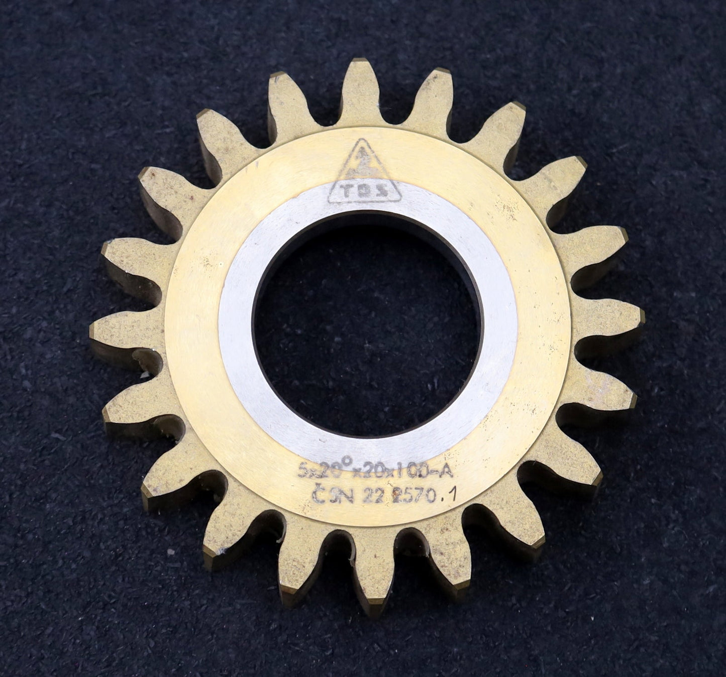 Bild des Artikels TOS-Scheibenschneidrad-gear-shaper-m=-5mm-EGW-20°-Z=-20-Ø114x24xØ1-3/4"