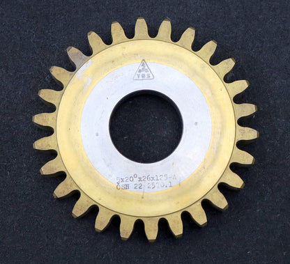 Bild des Artikels TOS-Scheibenschneidrad-gear-shaper-m=-5mm-EGW-20°-Z=-26-Ø143x21xØ1-3/4"