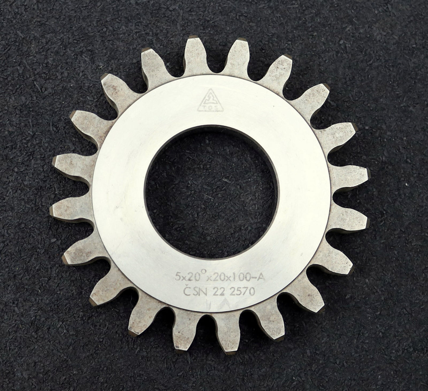 Bild des Artikels TOS-Scheibenschneidrad-gear-shaper-m=-5mm-EGW-20°-Z=-20-Ø111x14xØ1-3/4"