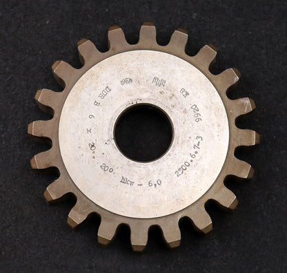 Bild des Artikels PWS-Scheibenschneidrad-gear-shaper-m=-6mm-EGW-20°-Z=-20-hkw-6,0-Ø132x23xØ1-3/4"