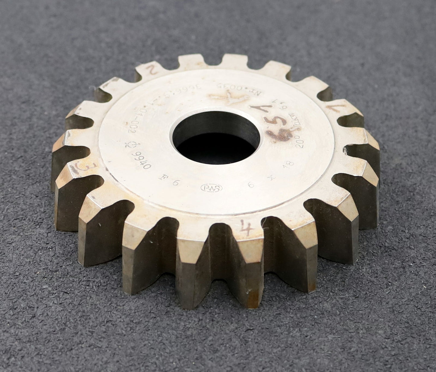 Bild des Artikels PWS-Scheibenschneidrad-m=-6mm-EGW-20°-Z=-18-hkw-6,1-Ø125x26xØ1-1/4"-gebraucht