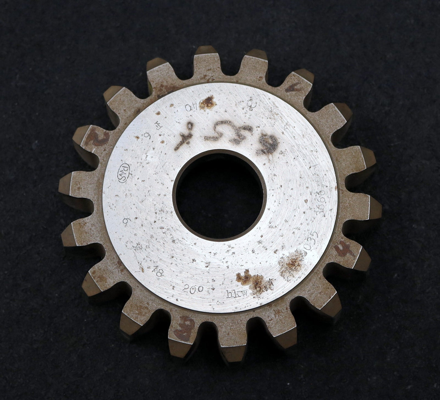 Bild des Artikels PWS-Scheibenschneidrad-m=-6mm-EGW-20°-Z=-18-hkw-6,1-Ø125x25xØ1-1/4"-gebraucht