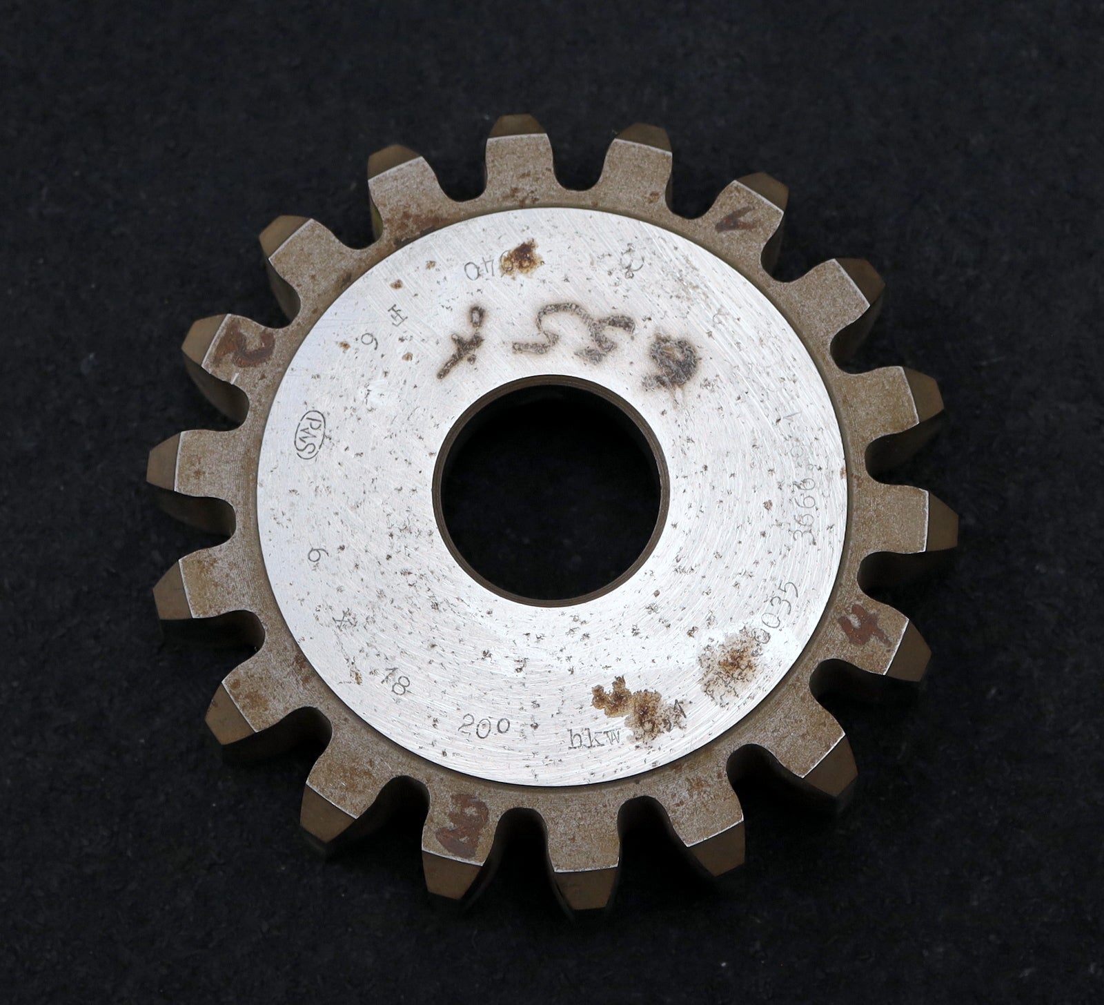 Bild des Artikels PWS-Scheibenschneidrad-m=-6mm-EGW-20°-Z=-18-hkw-6,1-Ø125x25xØ1-1/4"-gebraucht