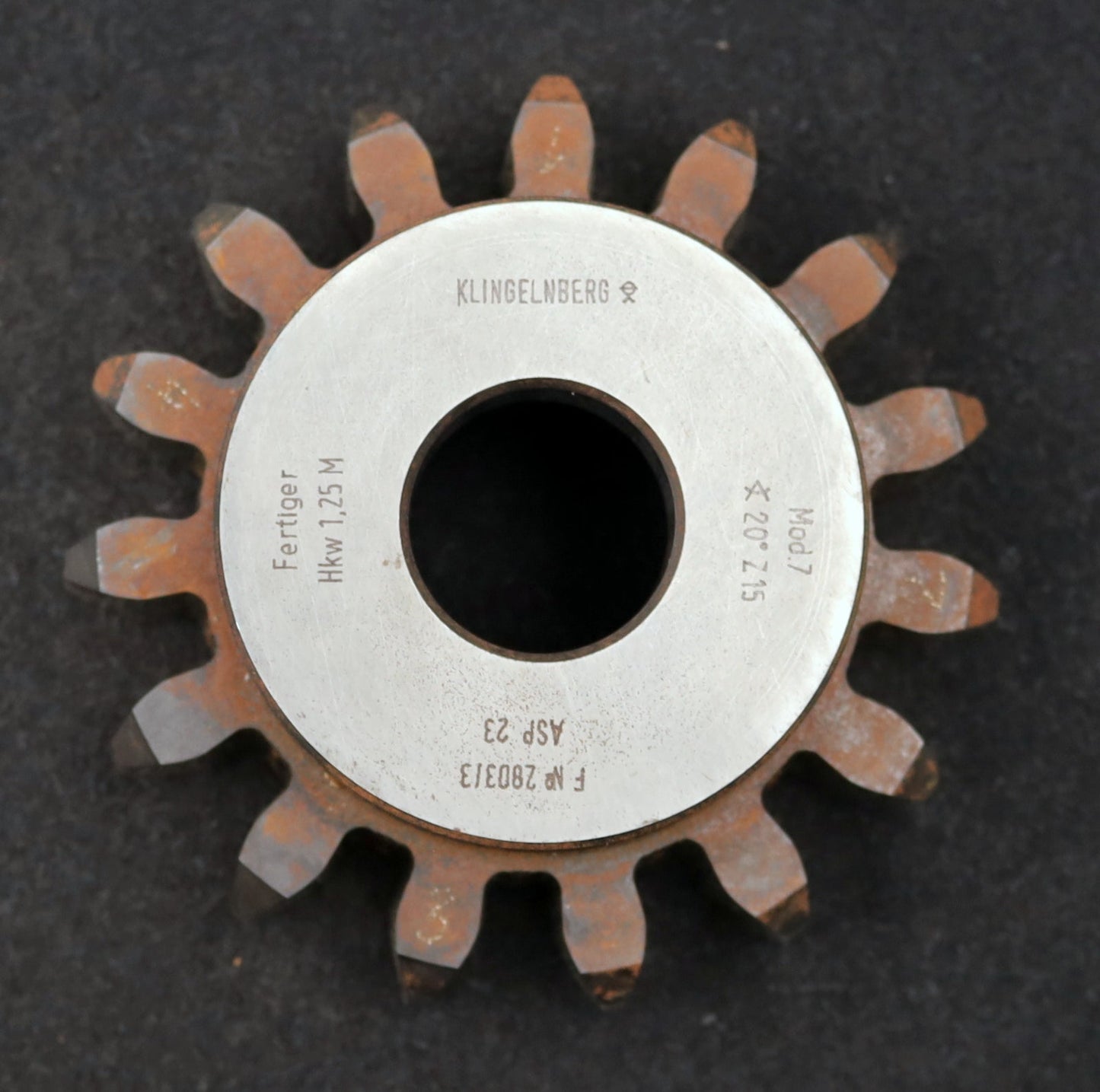 Bild des Artikels KLINGELNBERG-Glockenschneidrad-gear-shaper-m=-7mm-EGW-20°-Z=-15-hkw=-1,25m