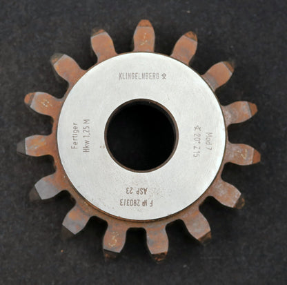 Bild des Artikels KLINGELNBERG-Glockenschneidrad-gear-shaper-m=-7mm-EGW-20°-Z=-15-hkw=-1,25m