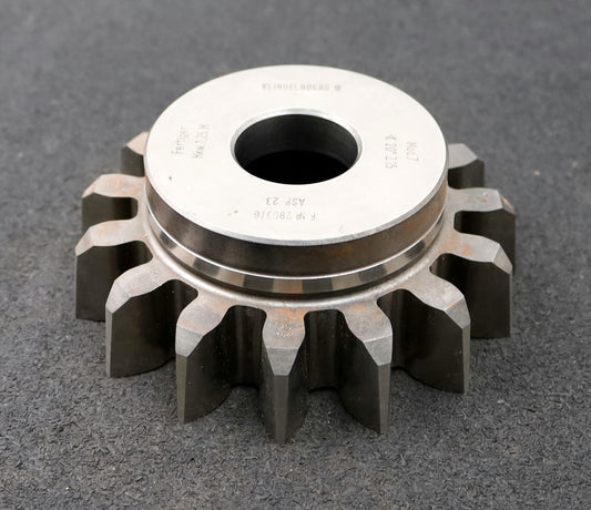 Bild des Artikels KLINGELNBERG-Glockenschneidrad-m=-7mm-EGW-20°-Z=-15-hkw=-1,25m-Ø124x46xØ1-1/4"