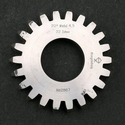 Bild des Artikels KLINGELNBERG-Scheibenschneidrad-gear-shaper-m=4,5mm-EGW-20°-Z=22-Ø111x19xØ1-3/4"