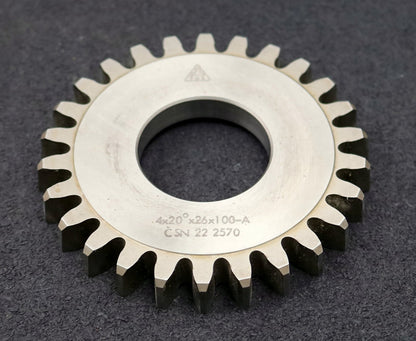 Bild des Artikels TOS-Scheibenschneidrad-gear-shaper-m=4mm-EGW-20°-Z=26-Ø114x14xØ1-3/4"-Qualität-A