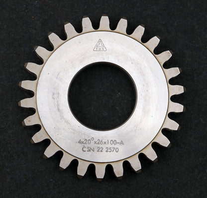 Bild des Artikels TOS-Scheibenschneidrad-gear-shaper-m=4mm-EGW-20°-Z=26-Ø114x14xØ1-3/4"-Qualität-A