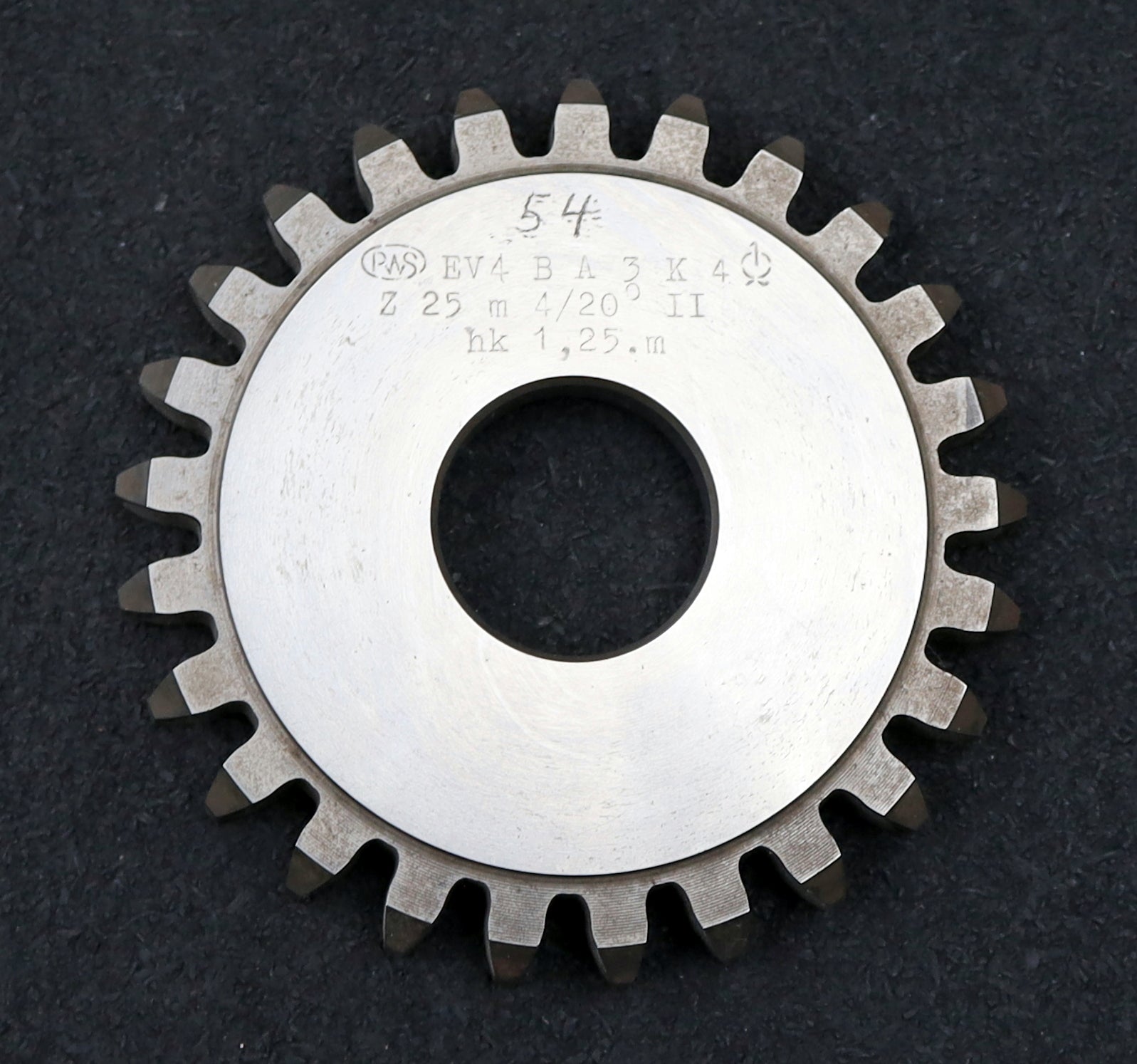 Bild des Artikels PWS-Scheibenschneidrad-gear-shaper-m=4mm-EGW-20°-Z=25-hk-1,25m-BP-II-