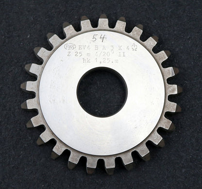 Bild des Artikels PWS-Scheibenschneidrad-gear-shaper-m=4mm-EGW-20°-Z=25-hk-1,25m-BP-II-