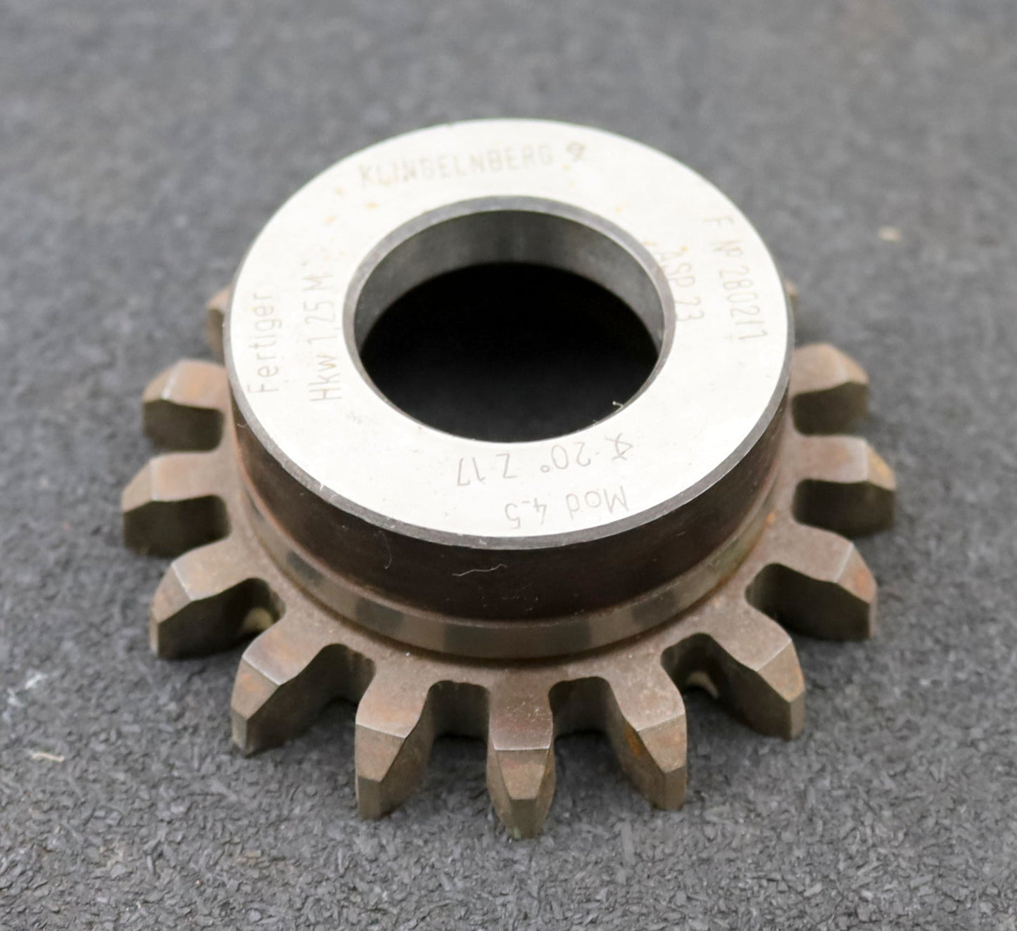 Bild des Artikels KLINGELNBERG-Scheibenschneidrad-m=-4,5mm-EGW-20°-Z=17-Hkw-1,25m-Ø85x32xØ1-1/4"
