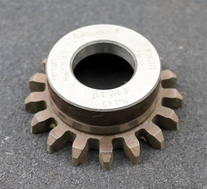 Bild des Artikels KLINGELNBERG-Scheibenschneidrad-m=-4,5mm-EGW-20°-Z=17-Hkw-1,25m-Ø85x32xØ1-1/4"