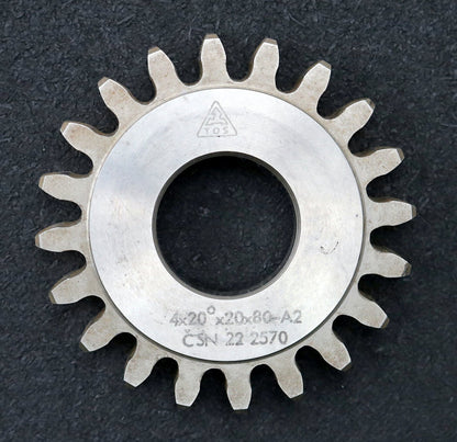 Bild des Artikels TOS-Scheibenschneidrad-gear-shaper-m=4mm-EGW-20°-Z=20-Ø89x15xØ1-1/4"-
