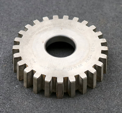 Bild des Artikels Scheibenschneidrad-gear-shaper-m=4mm-EGW-20°-Z=-25-DJ=9,00-Ø106x23xØ1-1/4"