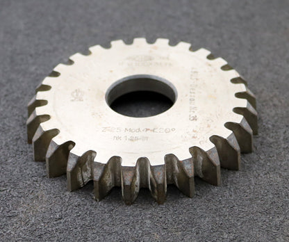 Bild des Artikels PWS-Scheibenschneidrad-gear-shaper-m=4mm-EGW-20°-Z=25-Hk=1,25m-Ø110x17xØ1-1/4"
