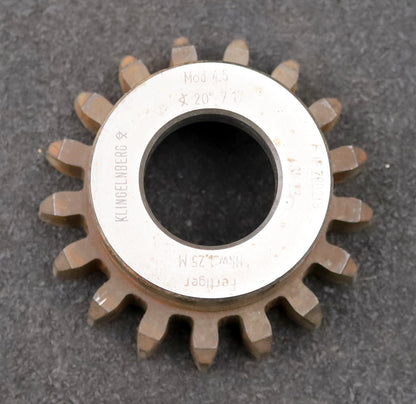 Bild des Artikels KLINGELNBERG-Scheibenschneidrad-gear-shaper-m=-4,5mm-EGW-20°-Z=17-Ø87x37xØ1-1/4"