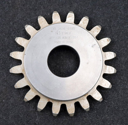 Bild des Artikels SIZ-/-СИЗ-Scheibenschneidrad-gear-shaper-m=-5mm-EGW-20°-Z=20-Ø112x19xØ1-1/4"-HSS