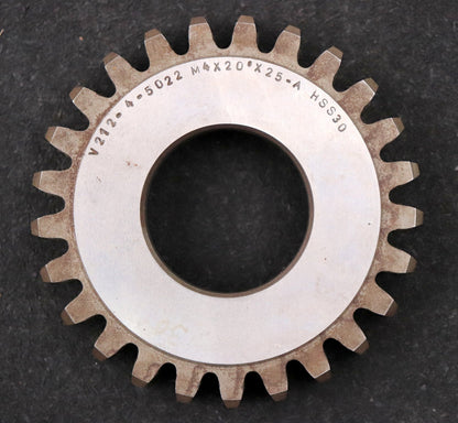 Bild des Artikels Scheibenschneidrad-gear-shaper-m=-4mm-EGW-20°-Z=-25-Ø109x24xØ1-3/4"-Qualität-A