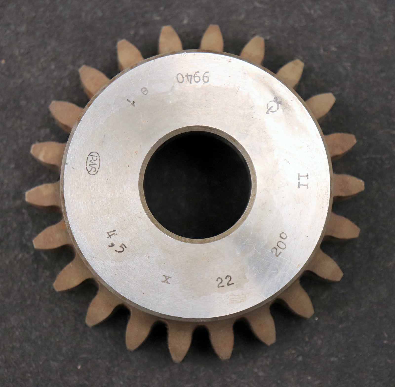 Bild des Artikels PWS-Glockenschneidrad-gear-shaper-m=-4,5mm-EGW-20°-Z=-22-BP-II-Ø112x43xØ1-1/4"