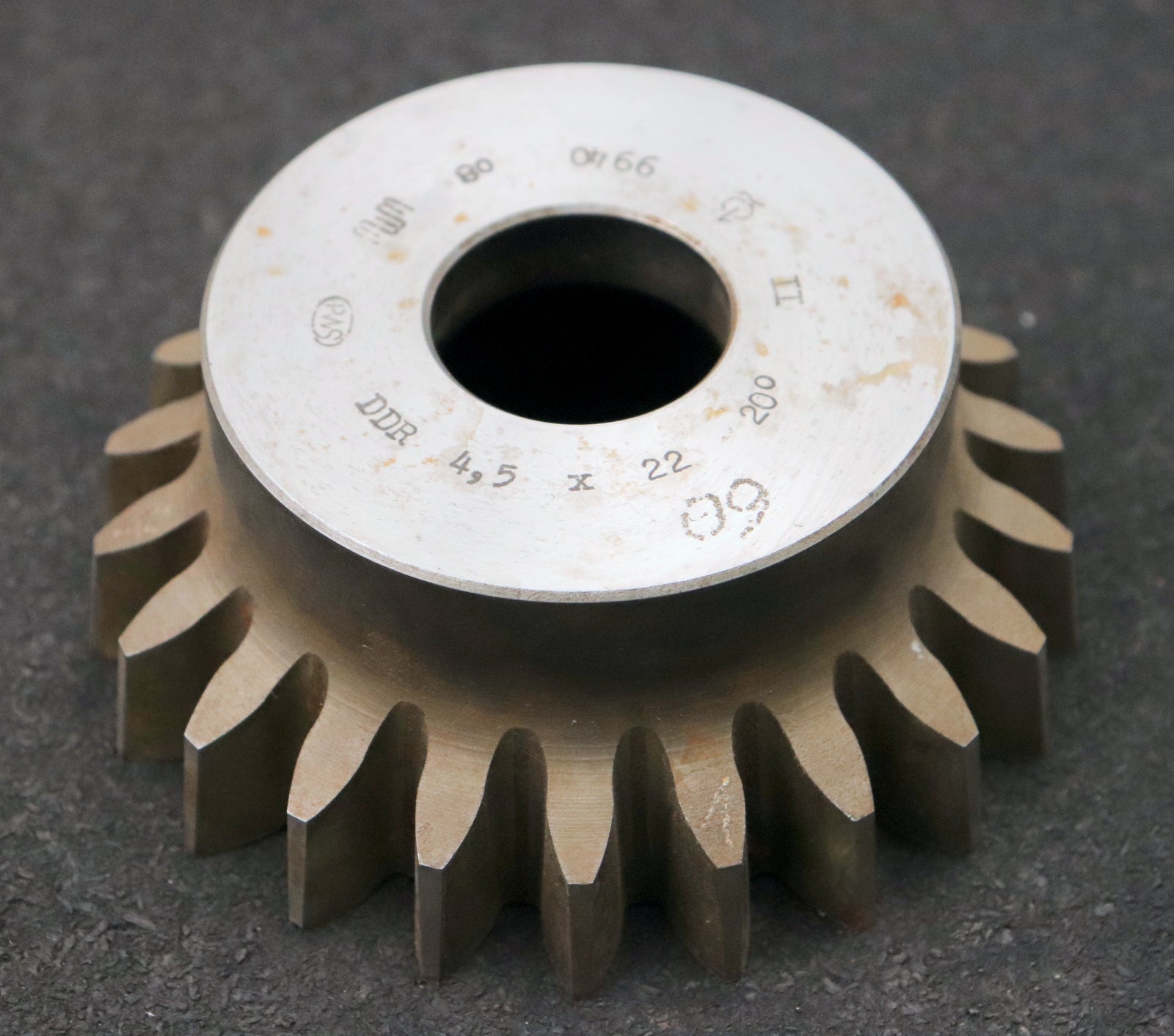 Bild des Artikels PWS-Glockenschneidrad-gear-shaper-m=4,5mm-EGW-20°-Z=-22-BP-II-Ø112x45xØ1-1/4"