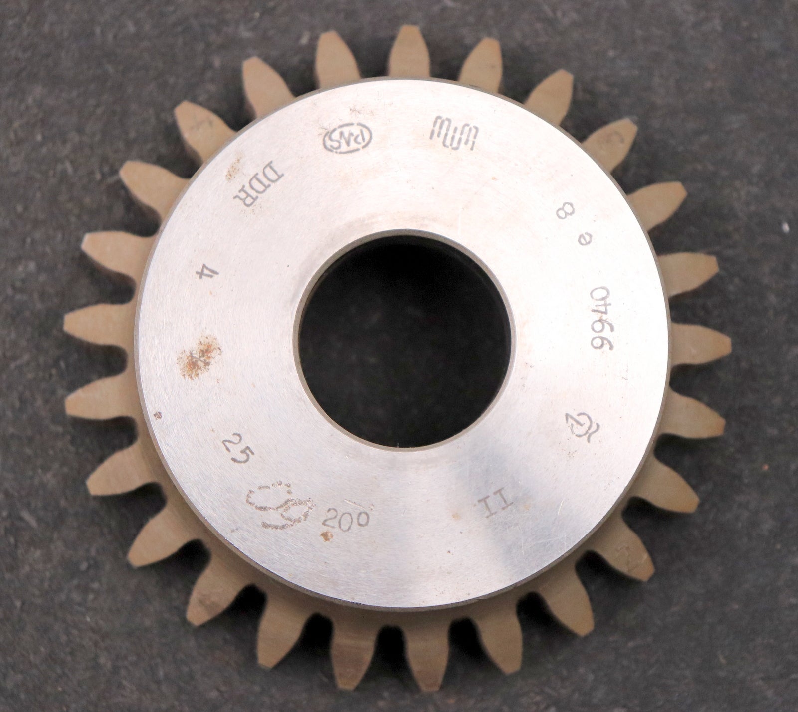 Bild des Artikels PWS-Glockenschneidrad-gear-shaper-m=4mm-EGW-20°-Z=-25-BP-II-Ø110x37xØ1-1/4"