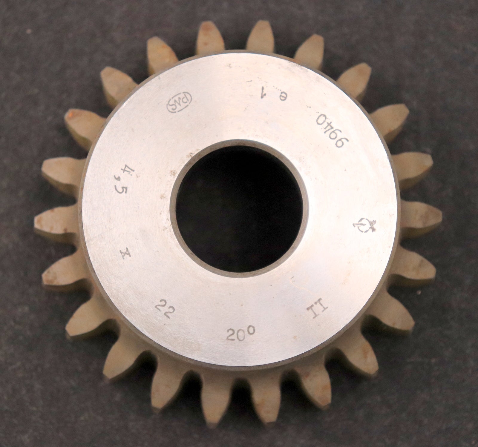 Bild des Artikels PWS-Glockenschneidrad-gear-shaper-m=4,5mm-EGW-20°-Z=-22-BP-II-Ø112x47xØ1-1/4"