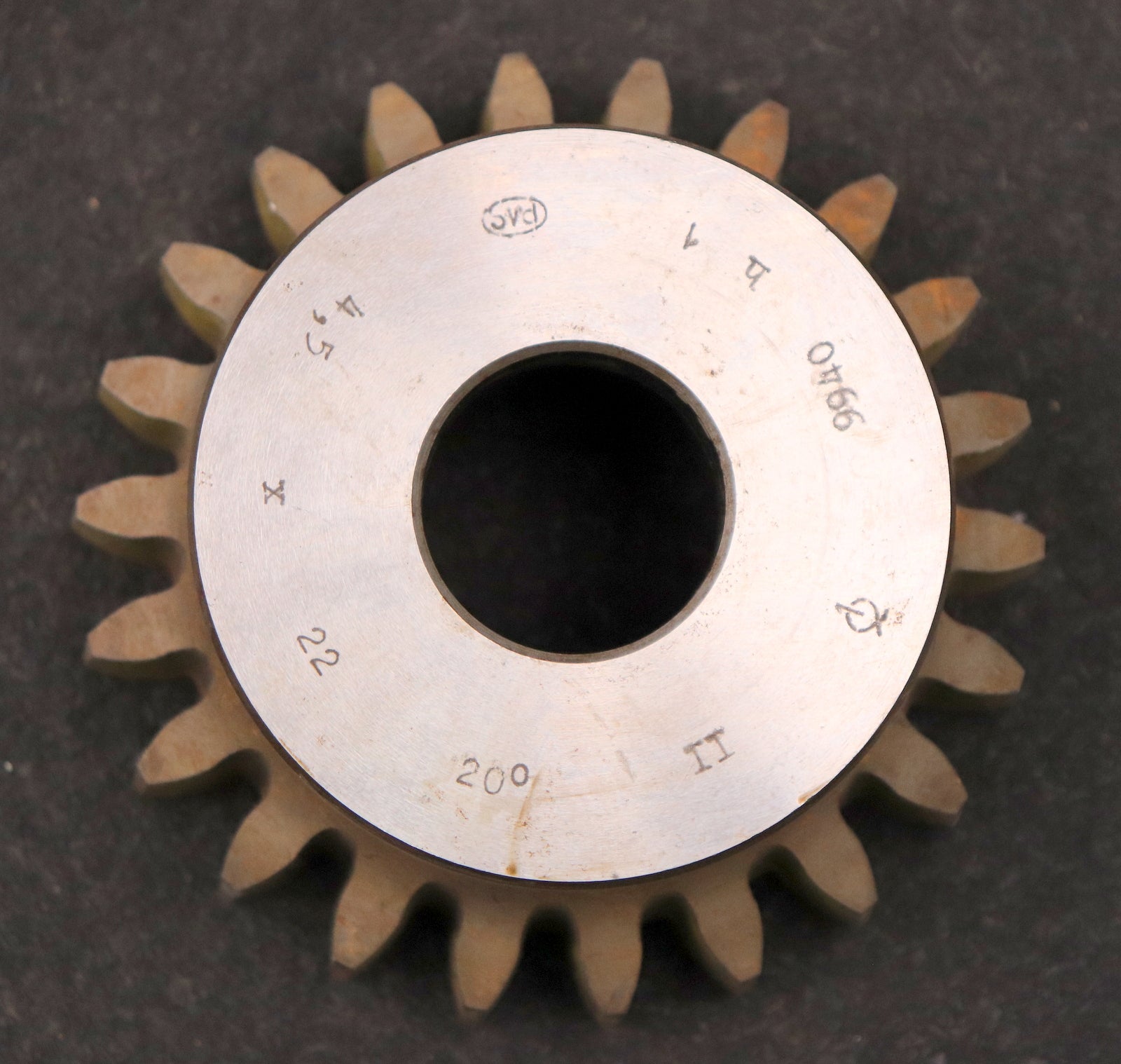 Bild des Artikels PWS-Glockenschneidrad-gear-shaper-m=4,5mm-EGW-20°-Z=-22-BP-II-Rest=-18mm