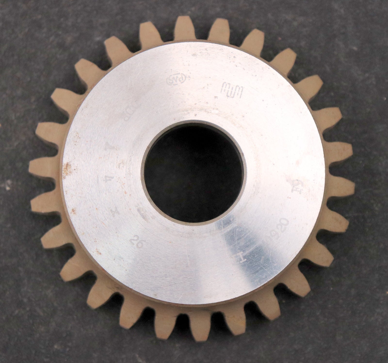 Bild des Artikels PWS-Glockenschneidrad-gear-shaper-m=-4mm-EGW-20°-Z=-26-BP-II-Ø116x40xØ1-1/4"