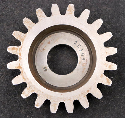 Bild des Artikels Scheibenschneidrad-gear-shaper-m=-5mm-EGW-20°-Z=-20-Ø107x35xØ1-1/4"-gebraucht