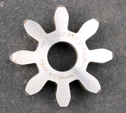 Bild des Artikels Scheibenschneidrad-gear-shaper-m=-7mm-EGW-20°-Z=-8-Ø74x22xØ20mm-gebraucht
