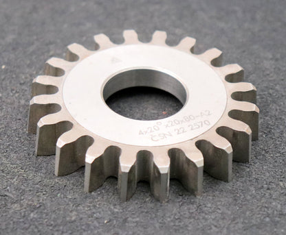 Bild des Artikels TOS-Scheibenschneidrad-gear-shaper-m=-4mm-EGW-20°-Z=-20-Ø89x15xØ1-1/4"