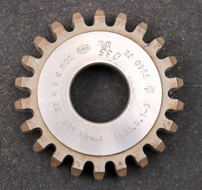Bild des Artikels PWS-Scheibenschneidrad-gear-shaper-m=-4mm-EGW-20°-Z=-22-hkw-4-Ø95x20xØ1-1/4"