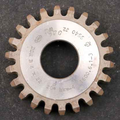 Bild des Artikels PWS-Scheibenschneidrad-gear-shaper-m=-4mm-EGW-20°-Z=-22-hkw-4-Ø96x24xØ1-1/4"