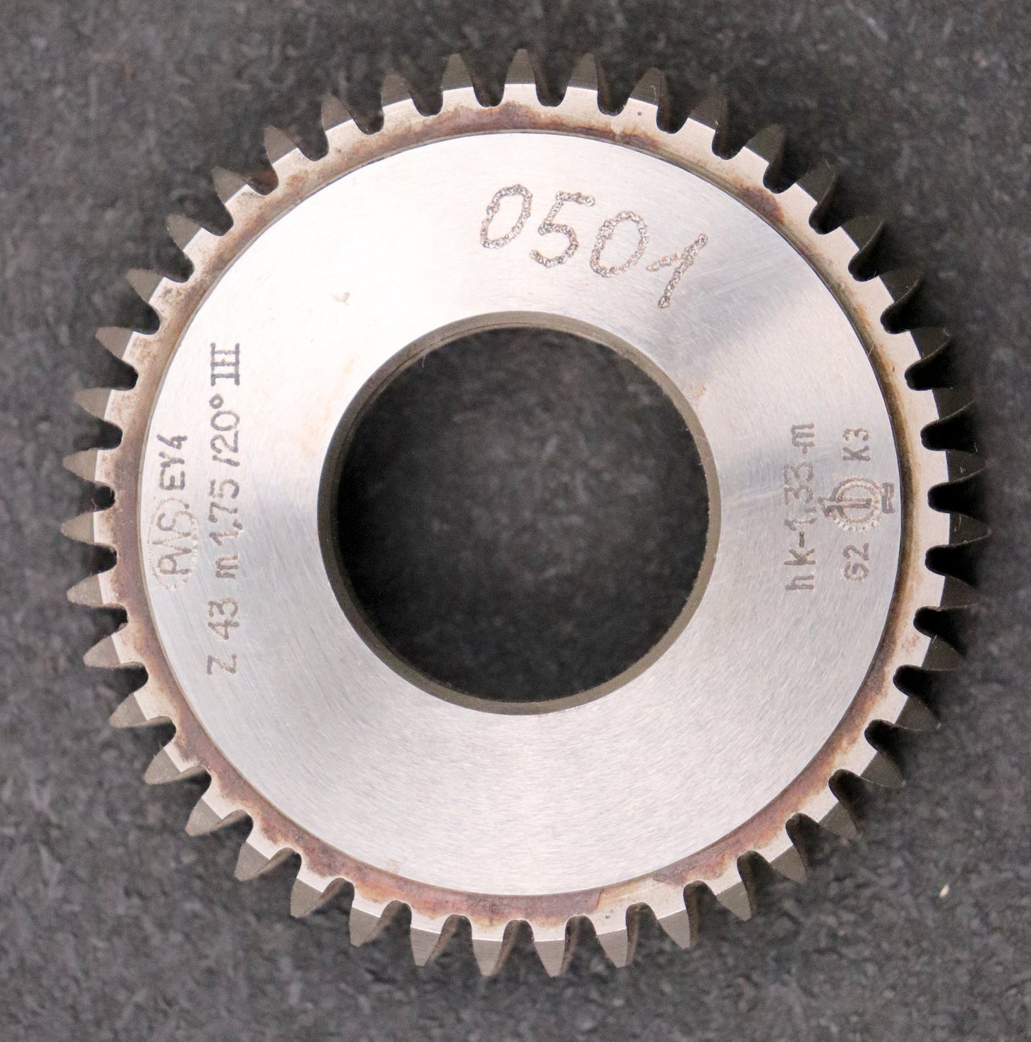 Bild des Artikels PWS-Scheibenschneidrad-gear-shaper-m=-1,75mm-EGW-20°-Z=-43-hk-1,33m-BP-III