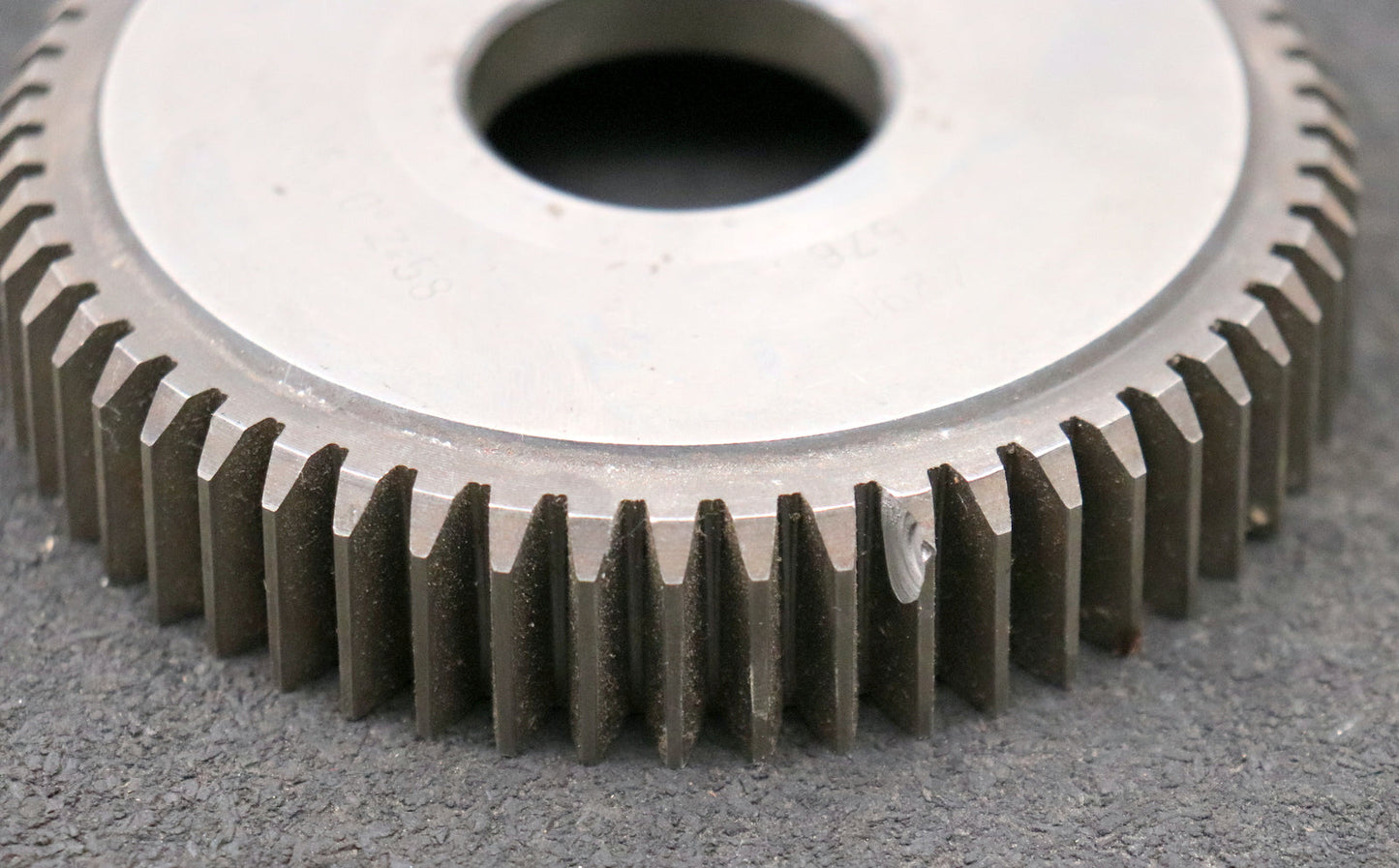 Bild des Artikels LORENZ-Scheibenschneidrad-m=-1,75mm-EGW-20°-Z=-58-hkw=-1,25m-Ø107x20xØ1-1/4"